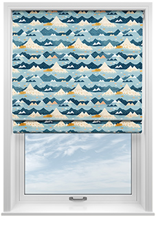 Serene Summit, Frost - Roman Blind